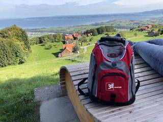Rucksack mit Bodenseeblick