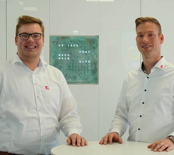 Moritz Ebert, Geschäftsführer, und Heiko Steffens, Leitung Gesamtvertrieb
